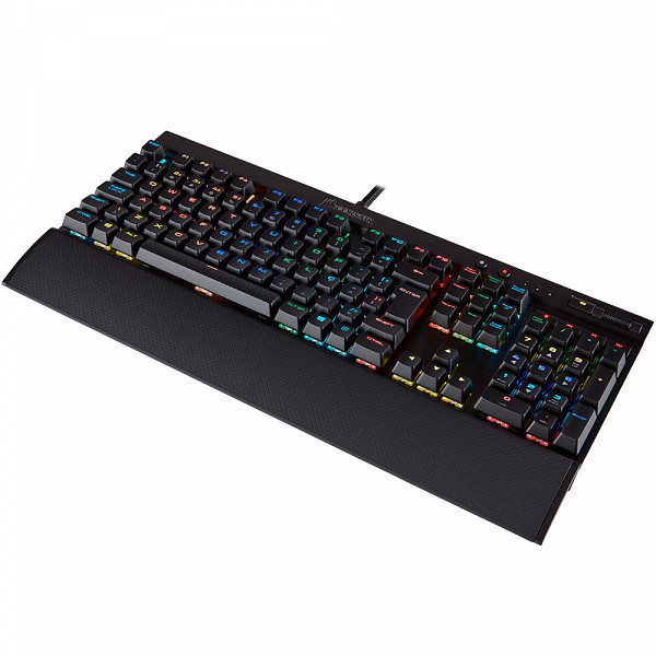 Teclado Gamer Corsair Mecanico Switch Cherry MX Red, RGB, ABNT2 - K70 LUX