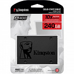 SSD Kingston 2.5´ 240GB A400 SATA III Leituras: 500MBs / Gravações: 350MBs - SA400S37/240G