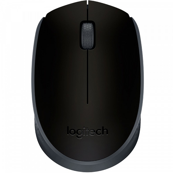 Mouse Logitech M170 Sem Fio Preto e Cinza 910-004940