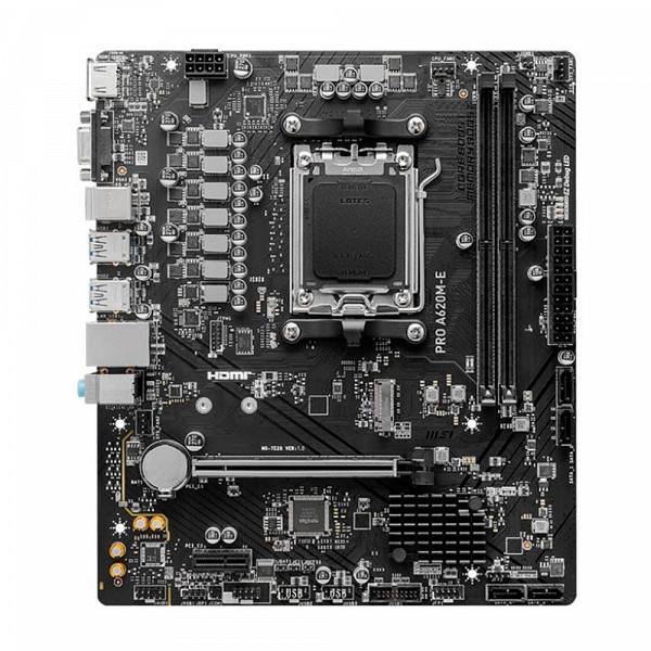 Placa Mãe MSI Pro A620m-E, AMD AM5, M-ATX, DDR5, Chipset A620