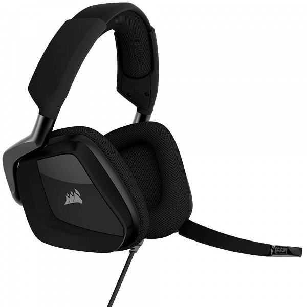 Headset Gamer Corsair Void Elite USB/P2, 7.1 Surround, Drivers 50 mm, Carbono - CA-9011205-NA