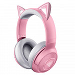 Headset Gamer Sem Fio Gatinho Razer Kraken BT Kitty, Chroma, Drivers 40mm, Quartz Pink - RZ04-03520100-R3U1