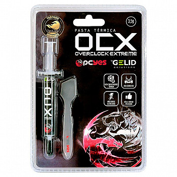 Pasta Térmica PCYes OCX By Gelid 3.5g - OCX03-5GLD