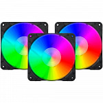 Kit Cooler Fan Redragon com 3 Unidades, RGB, 12cm - GC-F007