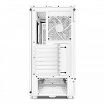 Gabinete NZXT H5 Flow Compact, Mid Tower, RGB, ATX, Lateral e Frontal em Vidro Temperado, 2x Cooler Fan, Branco - CC-H51FW-01