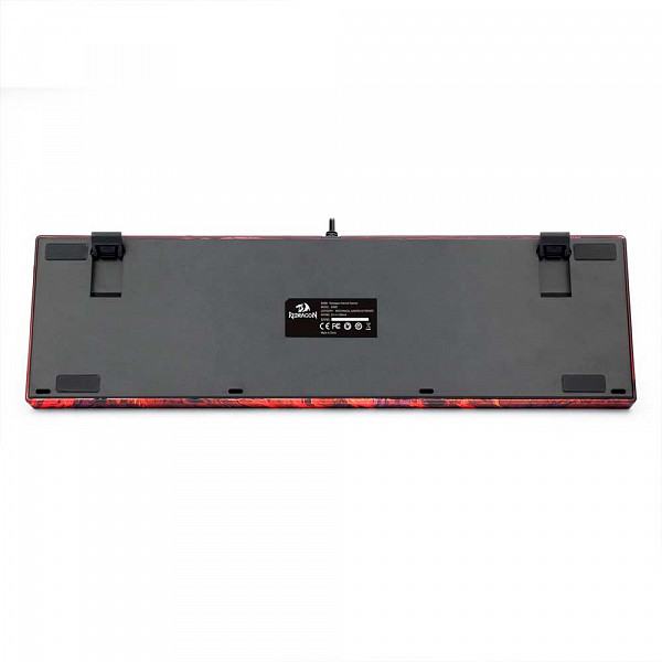 Teclado Gamer Óptico Redragon Infernal Dragon Viserion, RGB, Switch Blue, ID582