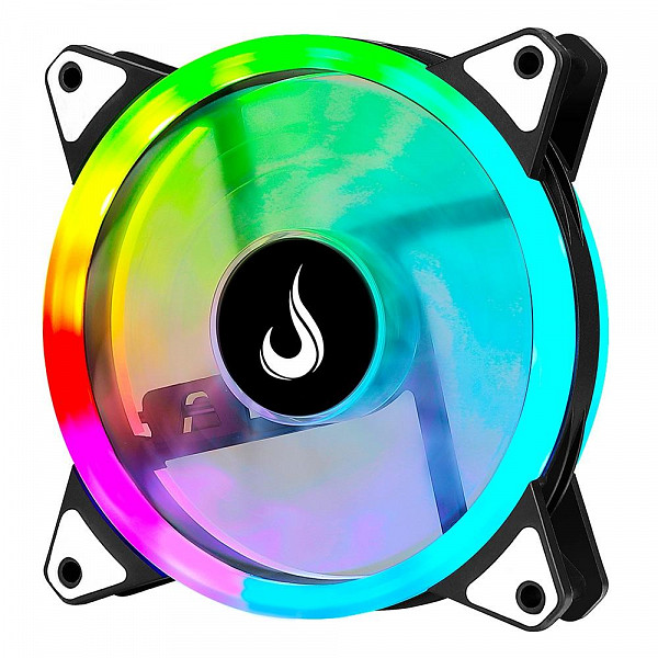 Cooler Fan Rise Mode Galaxy Motherboard, 120mm, ARGB, Preto - RM-MB-01-5V