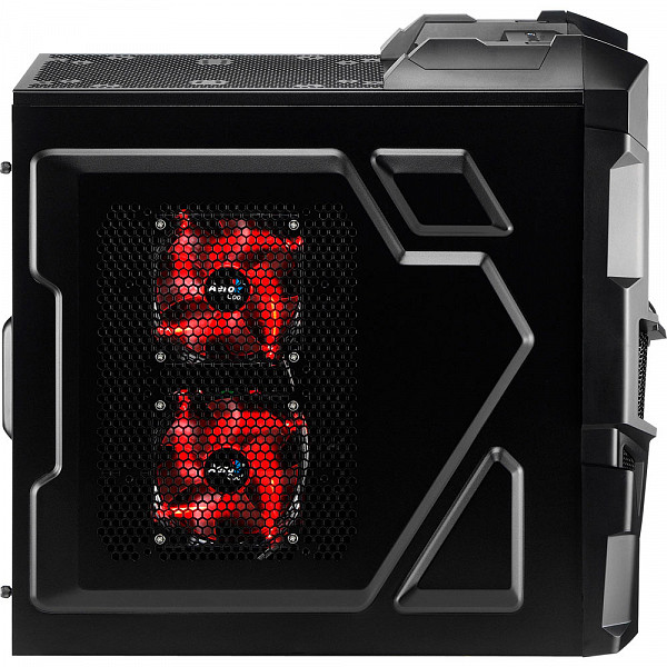 Gabinete Gamer Mid Tower MECHATRON EN57011 Preto AEROCOOL
