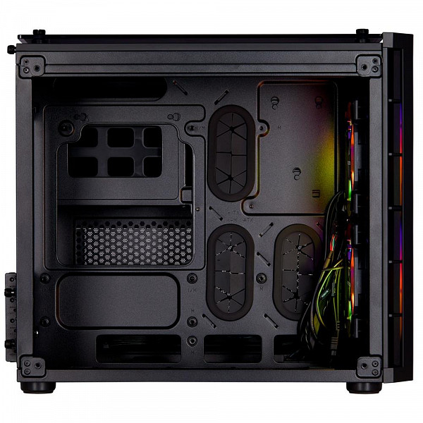 Gabinete Gamer Corsair Crystal Series 280X, RGB, Vidro Temperado, Preto - CC-9011135-WW