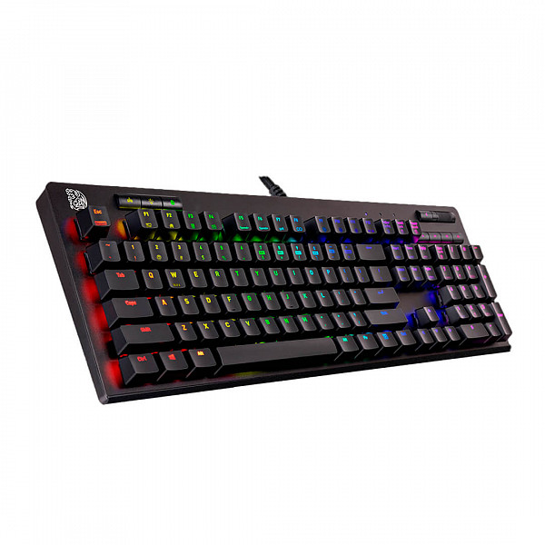 Teclado Mecânico Gamer Thermaltake TT Neptune Elite RGB Switch Blue Axis - KB-NER-TBBRPB-01