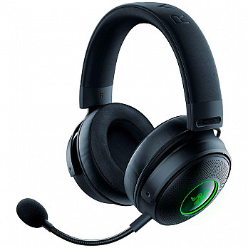 Headset Gamer Sem Fio Razer Kraken V3 Pro, Chroma, Som Surround 7.1, Drivers 50mm, Preto - RZ04-03460100-R3U1