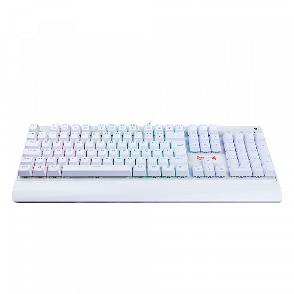 Teclado Mecanico Redragon Kala Branco RGB Switch Preto, K557W-RGB  - Black