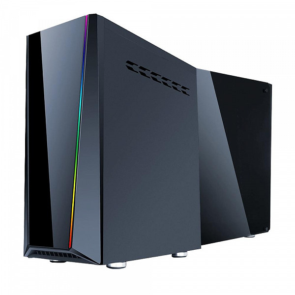 Gabinete Gamer Redragon Tailgate, Mid Tower, RGB, Lateral e Frontal em Vidro - GC-702