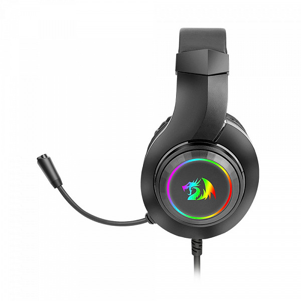 Headset Gamer Redragon Hylas, 3.5mm + USB, Múltiplas Plataformas, RGB, Black, H260RGB