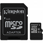 Cartão de Memória MicroSD Kingston 32GB Classe 10 com Adaptador - SDCS32GB