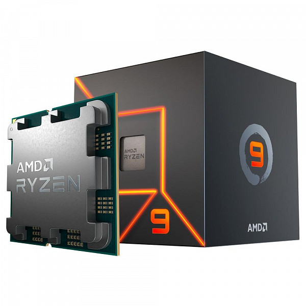 Processador AMD Ryzen 9 7900X, 5.6GHz Max Turbo, Cache 76MB, AM5, 12 Núcleos, Vídeo Integrado - 100-100000589WOF