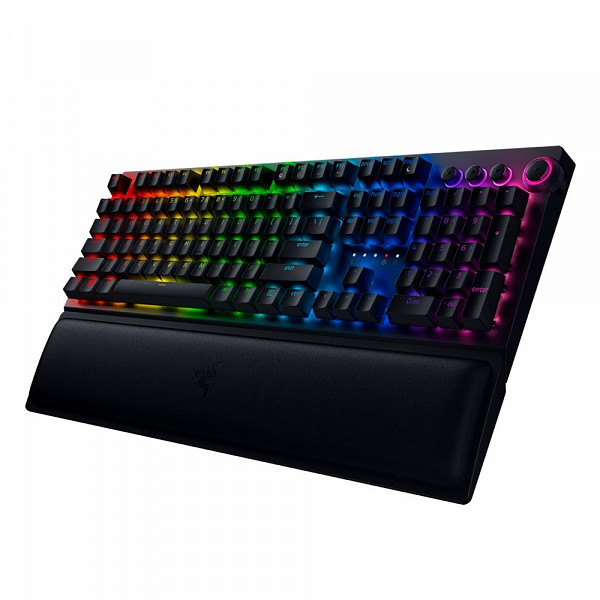 Teclado Sem Fio Mecânico Gamer Razer BlackWidow V3 Pro, Chroma, Razer Switch Yellow, US - RZ03-03531700-R3M1