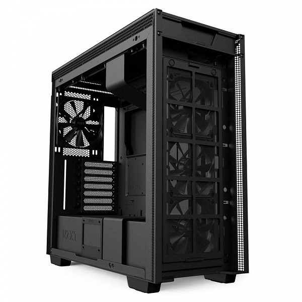 Gabinete Gamer NZXT H710, Mid Tower, Com 4 Fans, Vidro Temperado, Black, S-Fonte, CA-H710B-B1