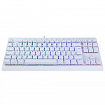 Teclado Gamer Dark Avenger Lunar Branco RGB switch Vermelho - Redragon