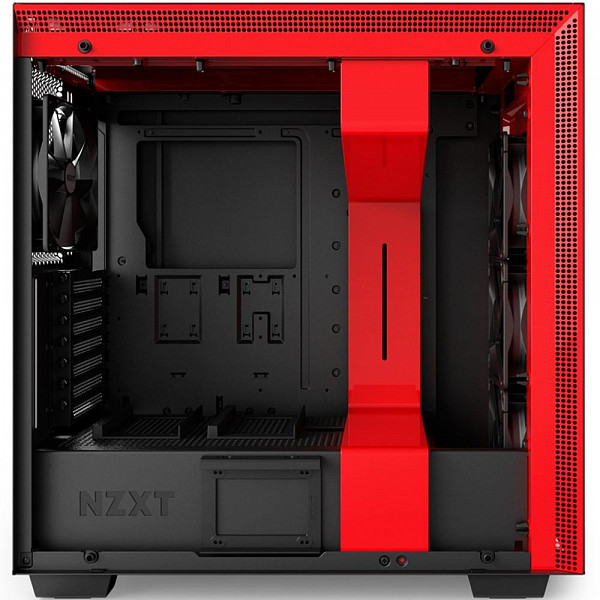 Gabinete NZXT H700, Mid Tower, Lateral em Vidro, Preto e Vermelho - CA-H700B-BR