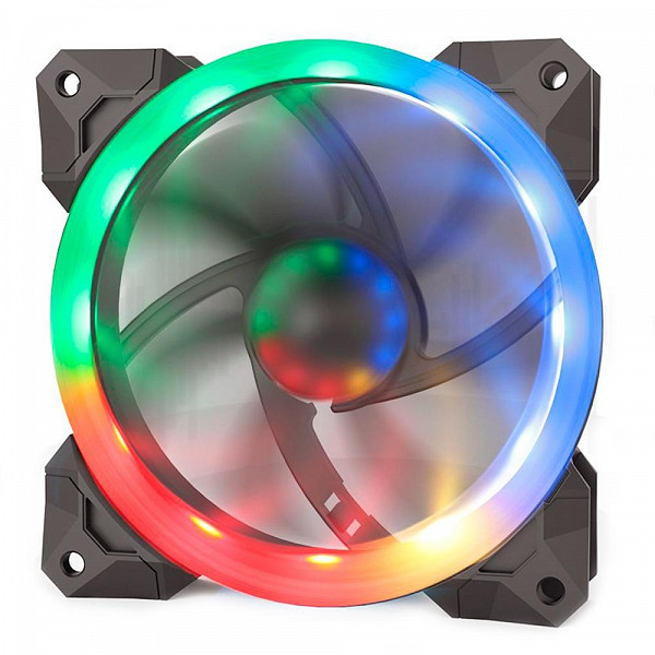 Kit Cooler Fan Redragon com 3 Unidades, RGB, 12cm - GC-F008