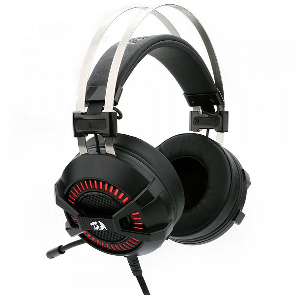 Headset Gamer Redragon P2 Preto e Vermelho BIO H801