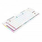 Teclado Óptico Gamer Redragon Magic-Wand PRO RGB, RGB, Switch Marrom, ABNT2, 12 Teclas Multimídia, Branco - K587W-RGB-PRO (PT-BROWN)
