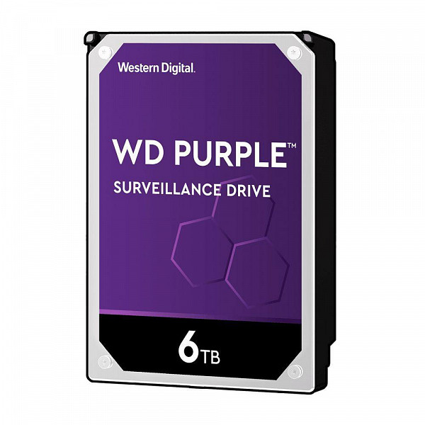 HD WD Purple 6TB, 5640 RPM, 3.5´, Sata, Cache 128 MB - WD62PURZ