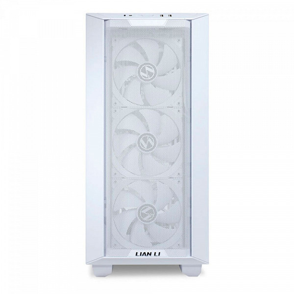 Gabinete Gamer Lian Li Lancool III, Mid Tower, Vidro Temperado, Branco, E-ATX, Sem Fonte, Com 4 Fans, LANCOOL 3-W