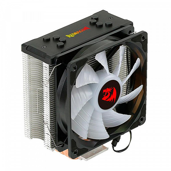 Cooler para Processador Redragon Air Cooler Redragon Skadi, Preto Cc-1051 A, RGB, 120mm