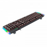 Teclado Mecânico Gamer T-Dagger Bermuda, LED Vermelho e Underglow RGB, Switch Outemu Blue, ABNT2, Preto - T-TGK312-BL (PT-RED LED)