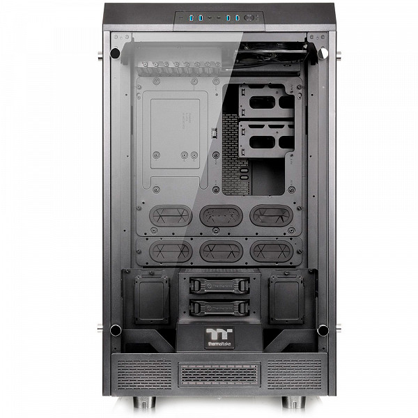 Gabinete Thermaltake The Tower 900 Preto com Janela Lateral em Vidro Temperado - CA-1H1-00F1WN-00