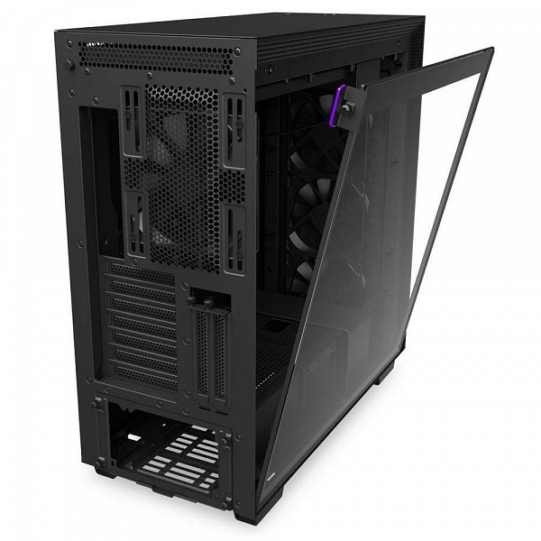 Gabinete Gamer NZXT H710i, Mid Tower, Com 4 Fans, Vidro Temperado, Black, S-Fonte, CA-H710I-B1