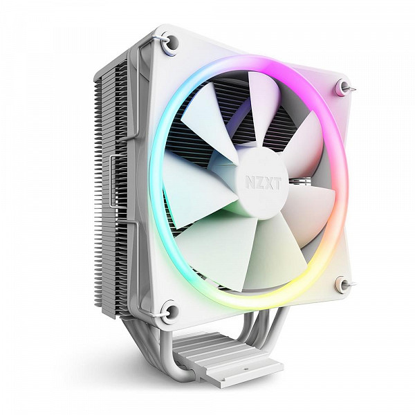 Cooler para Processador NZXT T120, 120mm, RGB, Branco - RC-TR120-W1