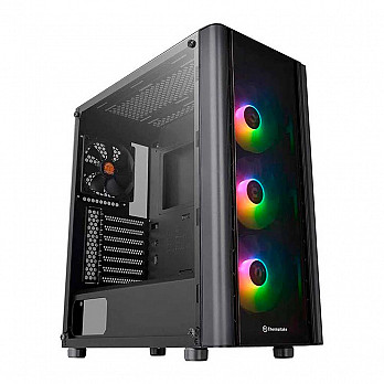 Gabinete Thermaltake V250 TG ARGB Vidro Temp Preto, CA-1Q5-00M1WN-00
