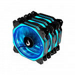 Cooler Fan Rise Mode RGB Aura, 3 Unidades, 120mm, Preto - RM-AU-02-RGB