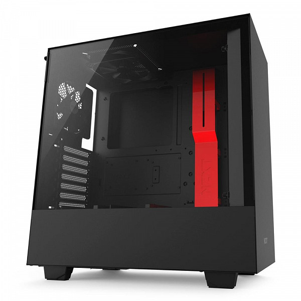 Gabinete NZXT H500 Vermelho CA-H500B-BR