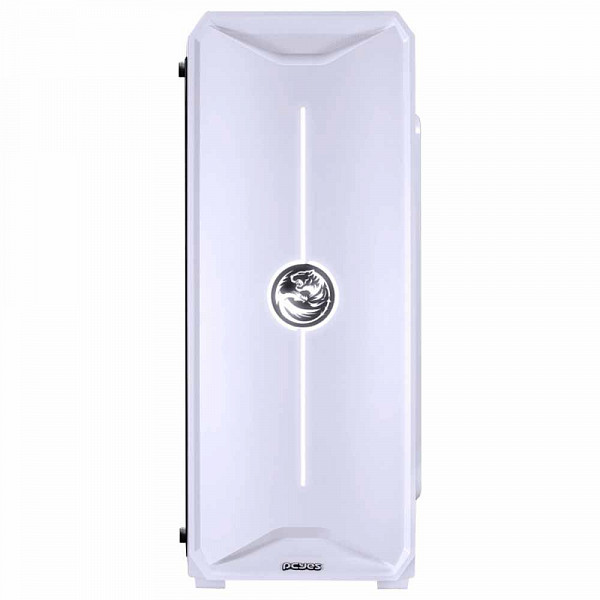 Gabinete Gamer PCYes Nova Branco com 1 Fan Led 7 Cores, Lateral em Acrílico - NOVBC7C1FCA