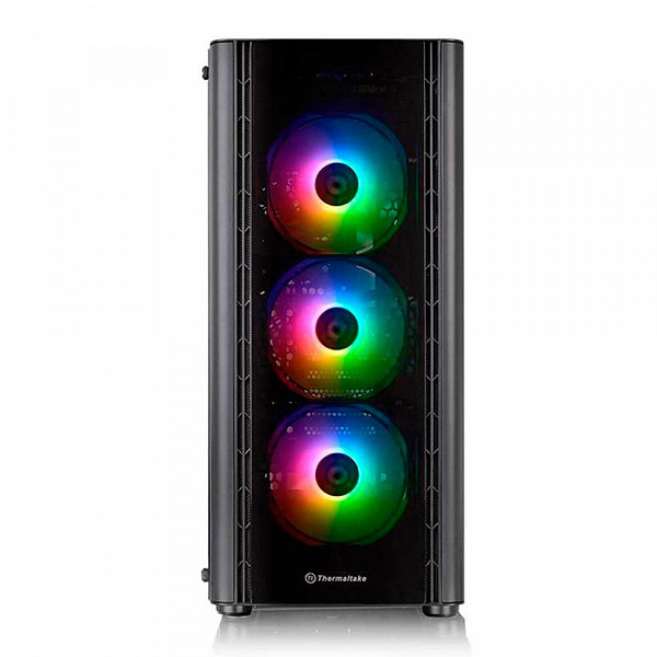 Gabinete Thermaltake V250 TG ARGB Vidro Temp Preto, CA-1Q5-00M1WN-00