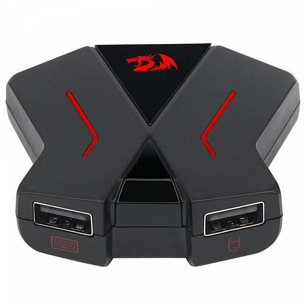 Adaptador de Teclado e Mouse Redragon para Consoles PS4, Xbox One, Nintendo Switch - GA-200