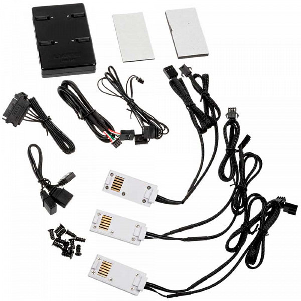 Kit Fan com 3 Unidades, Lian Li, Uni SL120, RGB, 120mm, Hidráulico, 1900RPM, White UF-SL120-3W