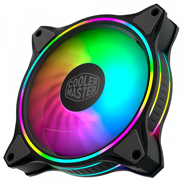 Cooler Fan Cooler Master Masterfan MF120 Halo, 120mm, ARGB, Preto - MFL-B2DN-18NPA-R1