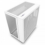 Gabinete Gamer NZXT H9 Flow, Mid Tower, ATX, Lateral e Frontal em Vidro, Branco - CM-H91FW-01