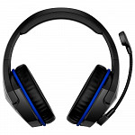 Headset Gamer Sem Fio HyperX Cloud Stinger Wireless PS4, Drivers 50mm, Preto e Azul - HX-HSCSW-BK
