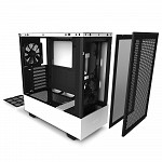Gabinete Gamer NZXT H510 Flow, MId Tower, RGB, com FAN, Lateral em Vidro Temperado, Branco - CA-H52FW-01