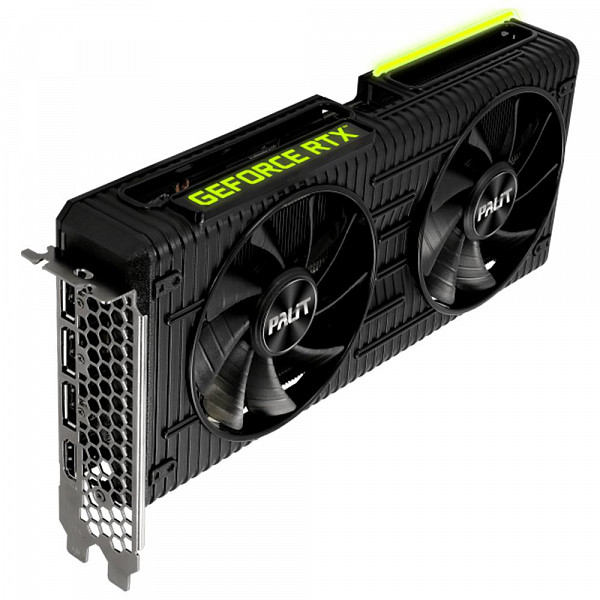 Placa De Vídeo, Palit, Geforce, Rtx 3060 Ti Dual, 8gb, Gddr6, Ne6306t019p2-190ad v1 LHR