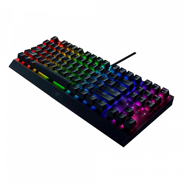 Teclado Mecânico Gamer Razer BlackWidow V3 Tenkeyless, Chroma, Razer Switch Green, US - RZ03-03490200-R3U1