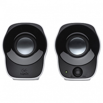 Caixa de Som Logitech Amplificada Z120 Preto - Branco