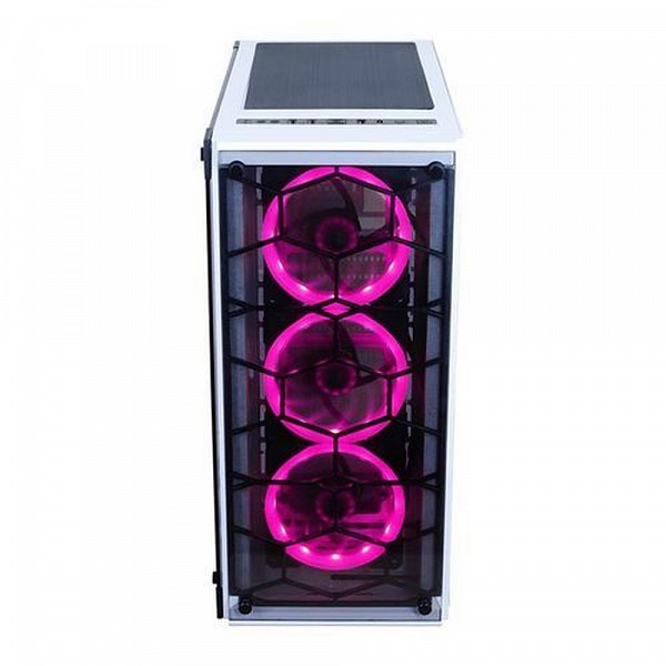 Gabinete Gamer Redragon Wheel Jack Vidro Temperado Branco - GC-606WH