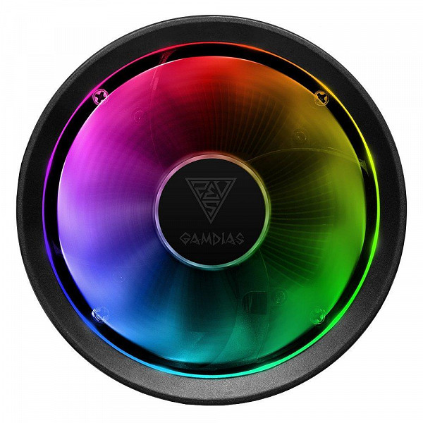 Cooler para Processador Gamdias Boreas E1l-010, 120mm, LED RGB - Preto